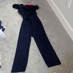 Lilly Pulitzer Navy Blue Pantsuit